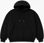 Oversized Black Hoodie - Front view