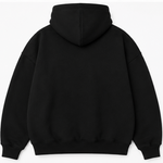 Oversized Black Hoodie - Back view
