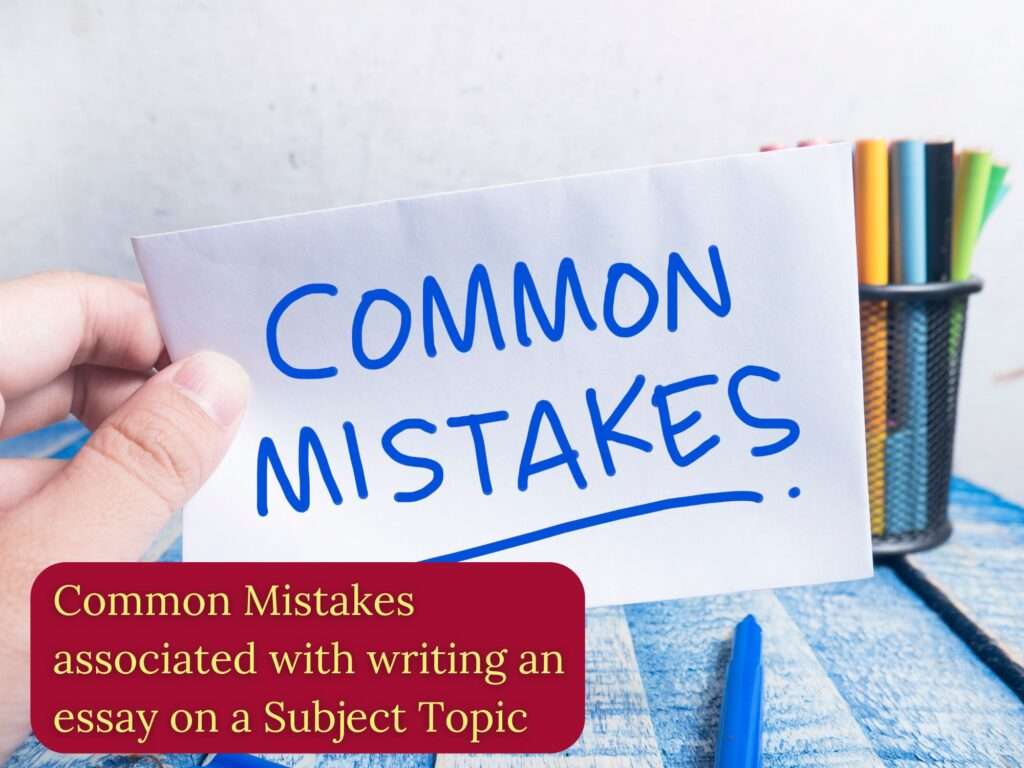 A hand holding a piece of paper with the text "Common Mistakes".