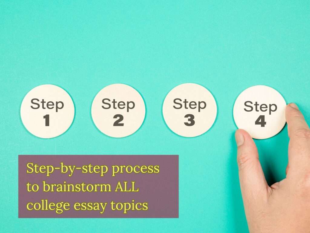 The Brainstorming Process of All College Essay Topics